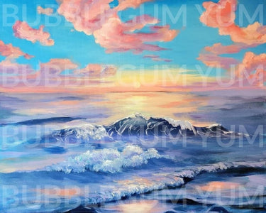 Original 24# Paper series Evening Glow - Artist Collection - BGY Decoupage Artisan Print